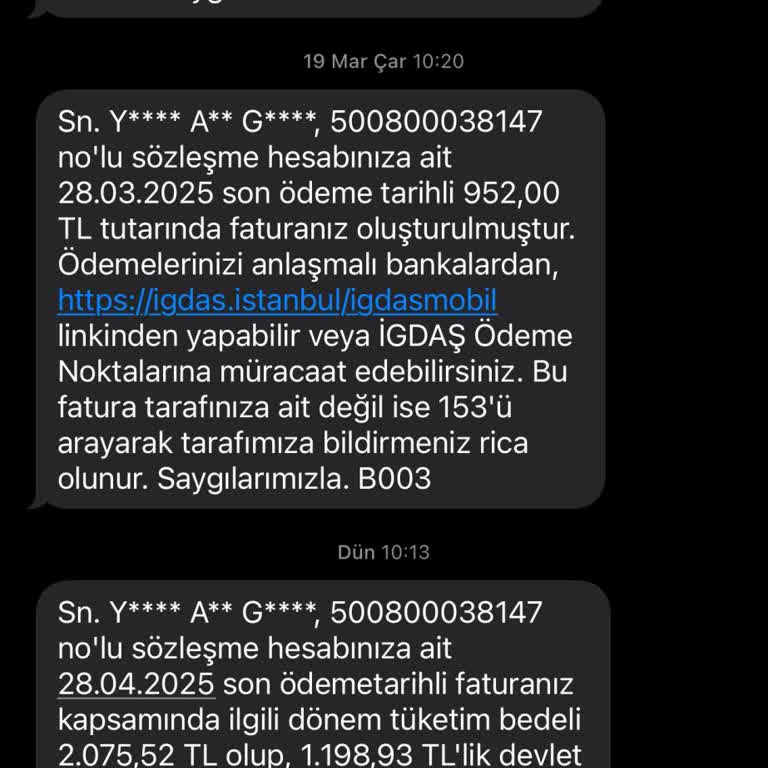 Beklenmedik Fatura Artışı Şoku