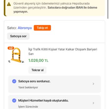 Teslim Edilmeyen Ürün Ve İletişimsizlik