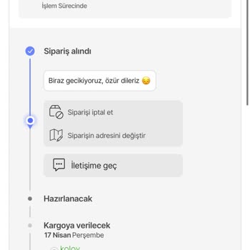 Teslim Edilmeyen Ürün Ve İletişimsizlik