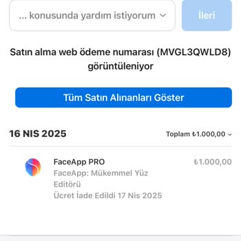 Beklenmedik Ücretlendirme Ve İade Sorunu: Faceapp Deneyimim