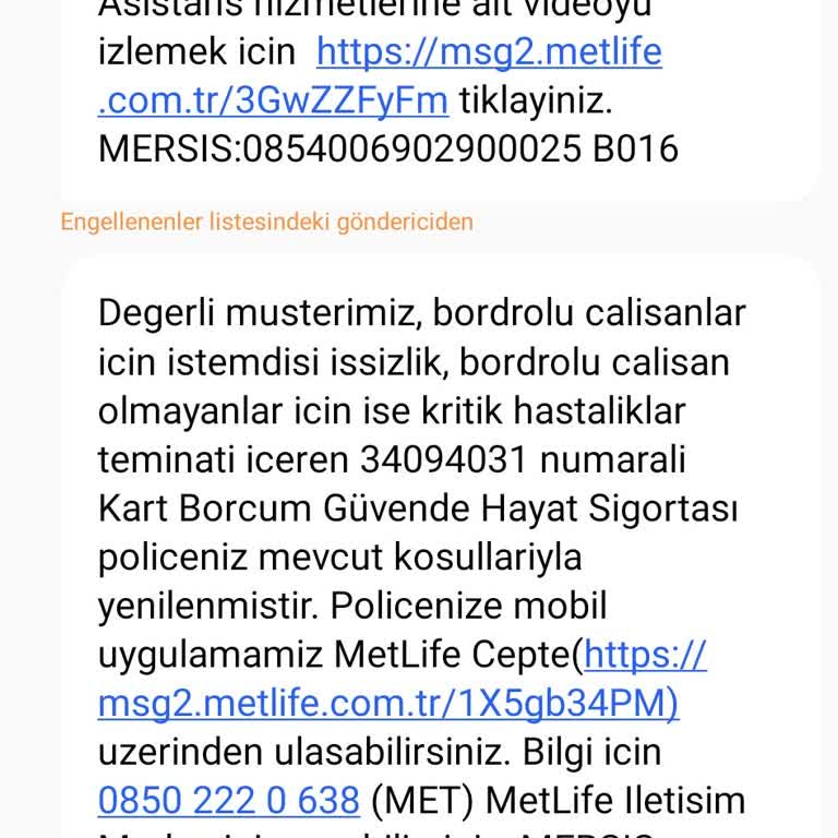 Yanlış Numaraya Gönderilen Mesaj Sorunu
