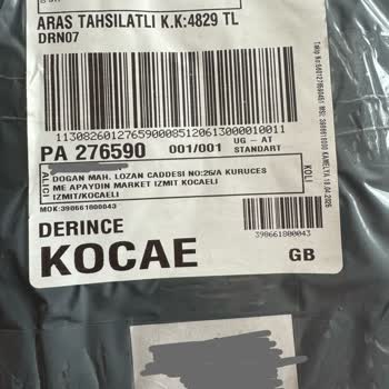 Aras Kargo İle Yaşadığım Kötü Deneyim