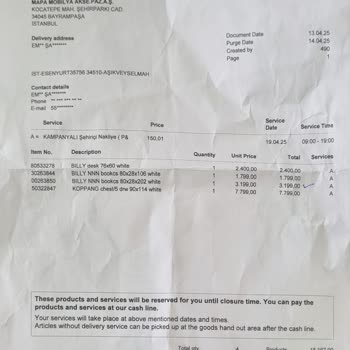 Yanlış Ürün Teslimatıyla Mağduriyet: IKEA Bayrampaşa Deneyimi