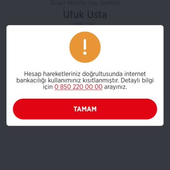 Ziraat Mobile Hesap Kısıtlaması Ve Yetersiz Destek