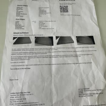 Media Markt'tan Alınan Tabletin İade Sorunu