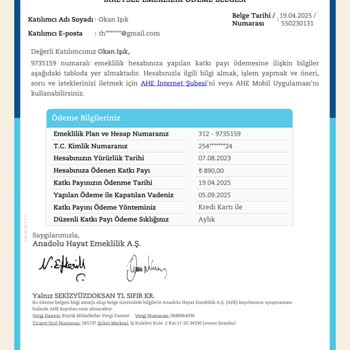 Yanlış Çekim: 890 TL Yerine 8900 TL!