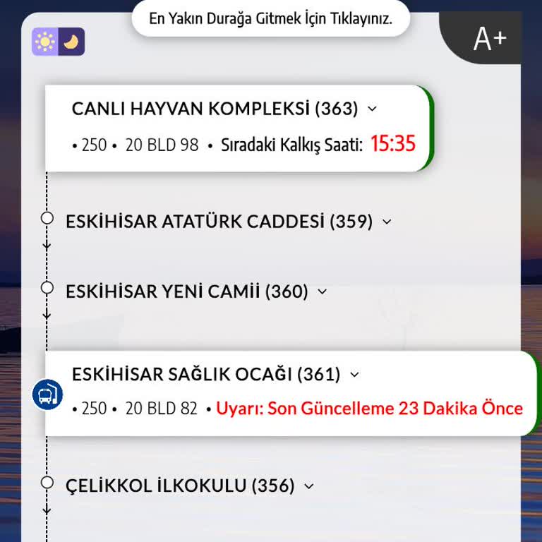 Denizli Ulaşım Portalındaki Bilgi Yanlışlığı