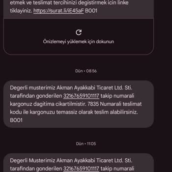 Sürat Kargo'nun Teslimat Karmaşası Ve İletişimsizlik Sorunu