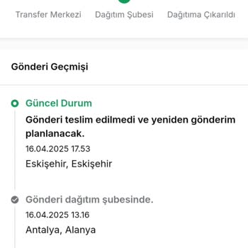 Aras Kargo'nun Yanıltıcı Bilgilendirmesi Ve İade Sorunu