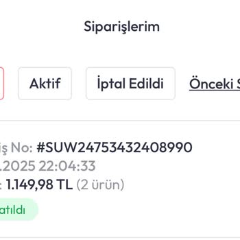 Yanlış Sipariş İptalinde İletişim Eksikliği Ve Hızlı Kargo Süreci