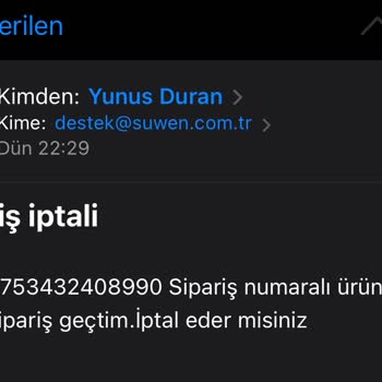 Yanlış Sipariş İptalinde İletişim Eksikliği Ve Hızlı Kargo Süreci