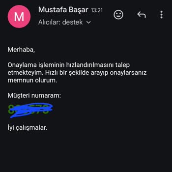 Müşteri Bilgileri Doğrulama Sorunu Ve Geri Dönüş Eksikliği