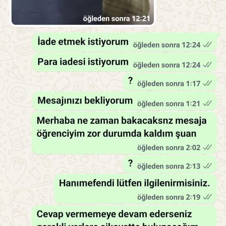 Yanlış Ürün Ve İade Sorunu: Öğrencinin Mağduriyeti
