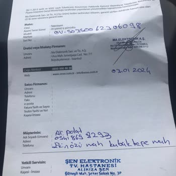 Kırık Televizyon Ve A101'in İlgisizliği