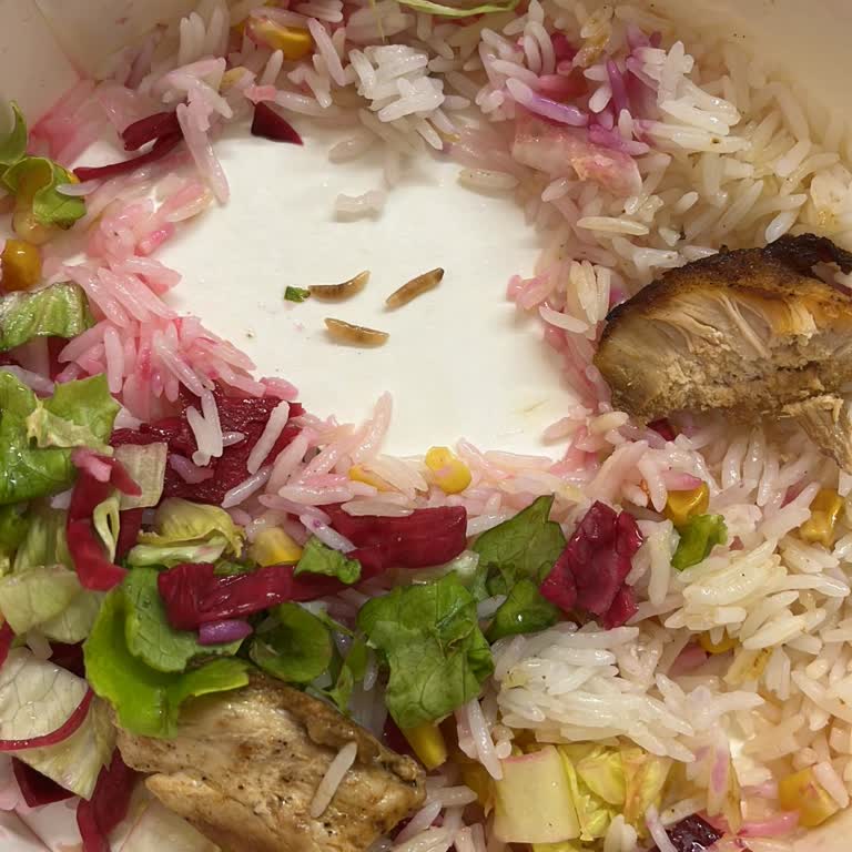 Rainbowl Yemekten Çıkan Yabancı Madde