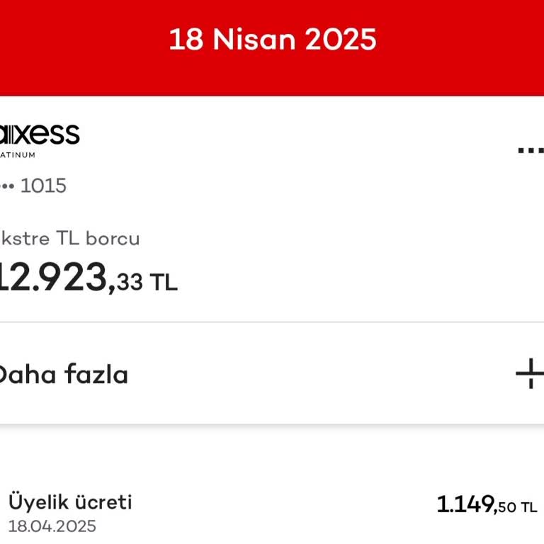 Haksız Kart Aidatı İadesi Talebi