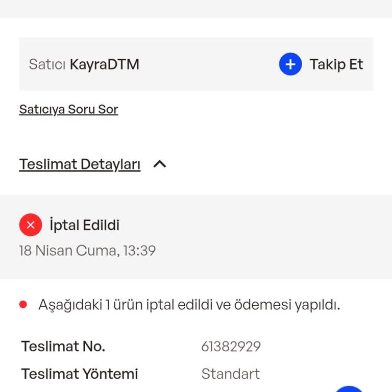 Stok Yetersizliği Mağduriyeti: İptal Edilen Buzdolabı Siparişi