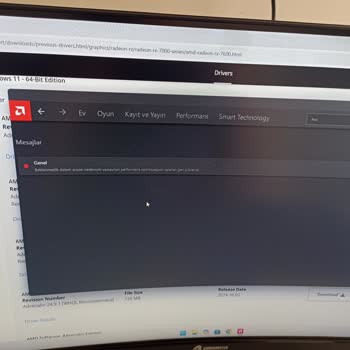 Yeni Bilgisayarımda Ekran Kartı Sorunu