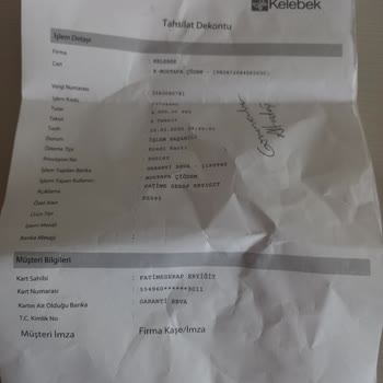 Kelebek Mobilya'dan Geciken Ve Arızalı Komodin Şikayeti