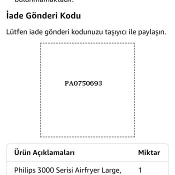 Amazon İade Sürecinde Yaşanan Sorunlar Ve Yanlış Kargo Kodu