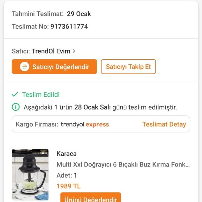 Trendyol Müşteri Hizmetlerinde Muhatap Çıkmıyor