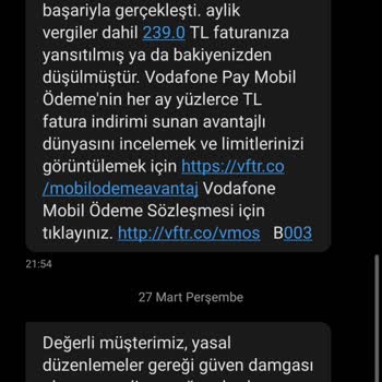 Vodafone'da İstenmeyen Abonelik Ve Müşteri Hizmetlerine Ulaşamama Sorunu