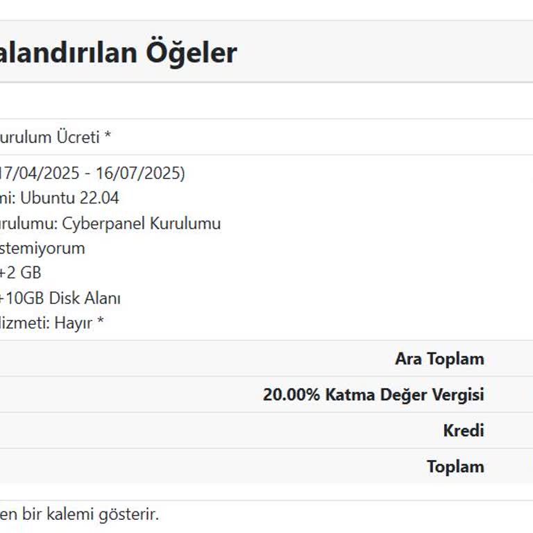 AVM Bilişim'de VDS Hizmeti Ve Destek Hayal Kırıklığı