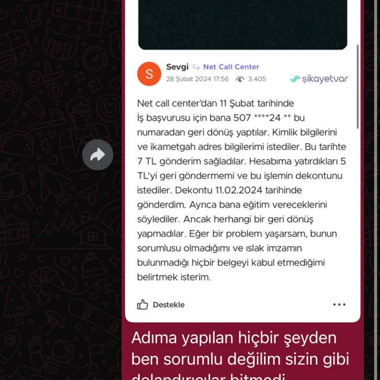 Yanıltıcı İş Teklifi Ve Beklenmedik Talepler