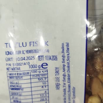 Paketli Üründe Küf Şoku: Metro Market'ten Aldığım Yer Fıstığı Sorunu