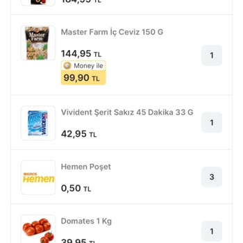 Migros Hemen'de Eksik Ürün Ve İletişim Sorunu