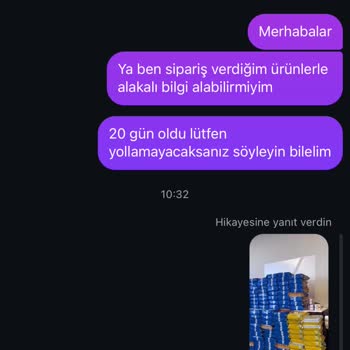 Sipariş Teslimatında Sorun Ve İade Talebi