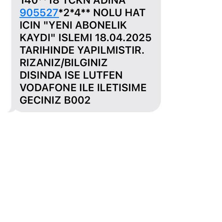 Yanlış Hat Açma Sorunu
