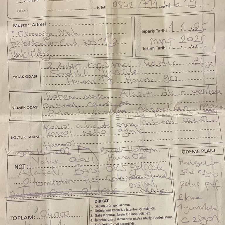 Düğün Paketim Teslim Edilmedi!