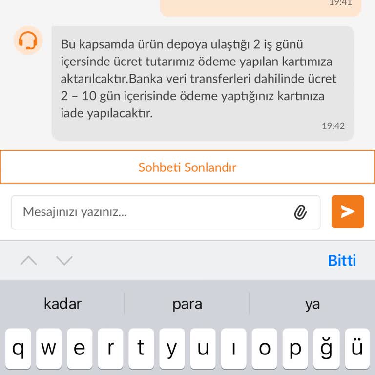 Siparişin Depoda Bekletilmesi Ve Hasarlı İade Sorunu