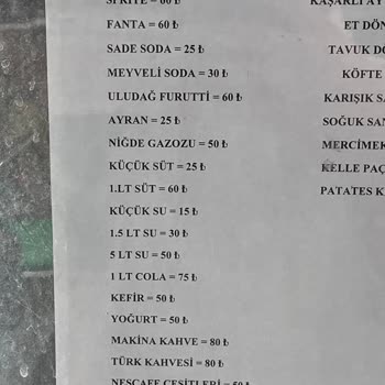 Kantinde Fahiş Fiyatlı İçecekler