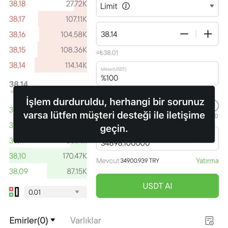 Cointr Hesabında İşlem Durduruldu Hatası Ve Para Blokajı