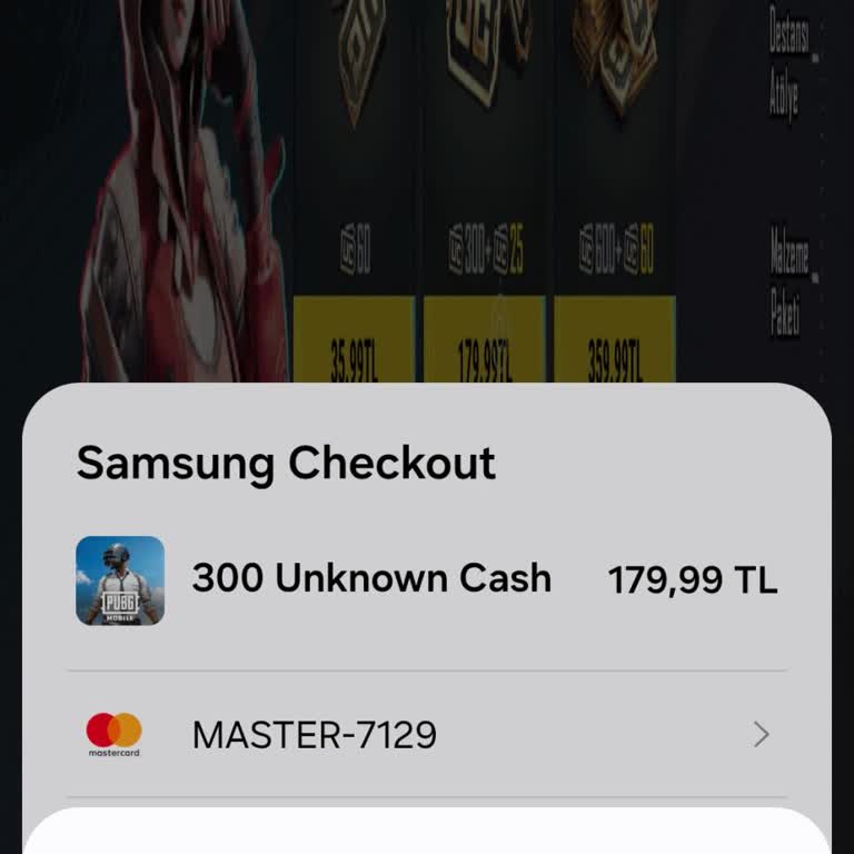 PUBG'de Satın Alma Sorunu