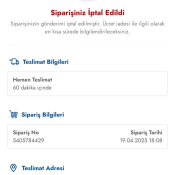 Cepte Şok'ta Sürekli İptal Edilen Siparişler!