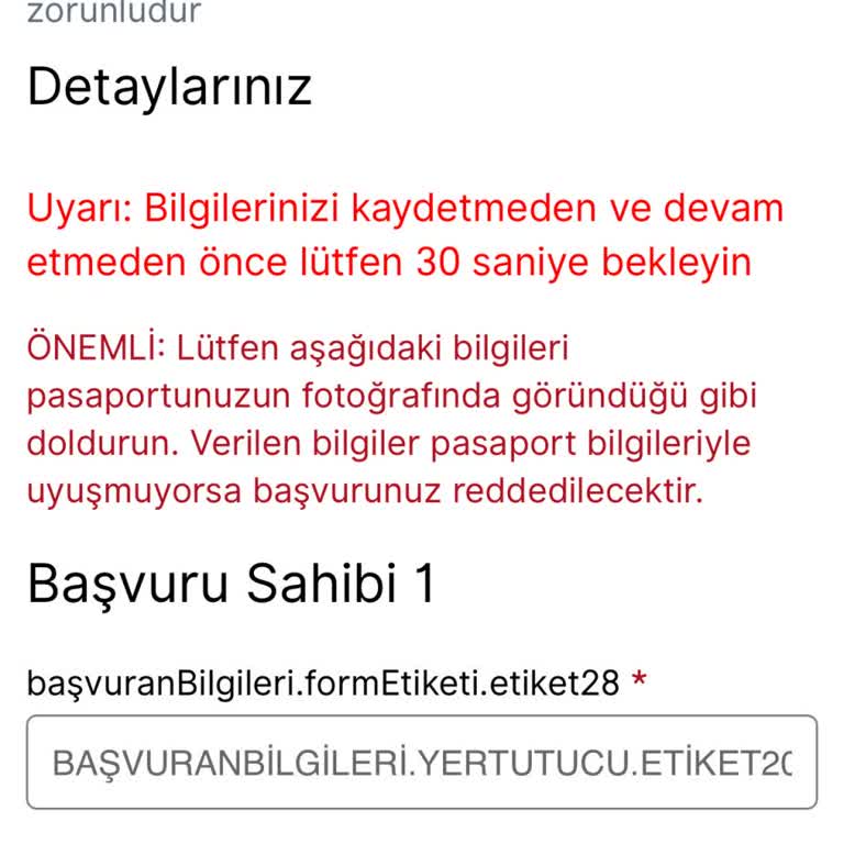 VFS Global Vize Başvuru Hatası Ve Çözüm Beklentisi