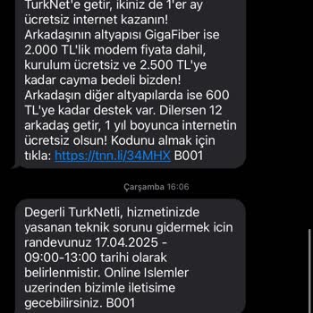 TurkNet Hizmet Kesintileri Ve İletişim Sorunları