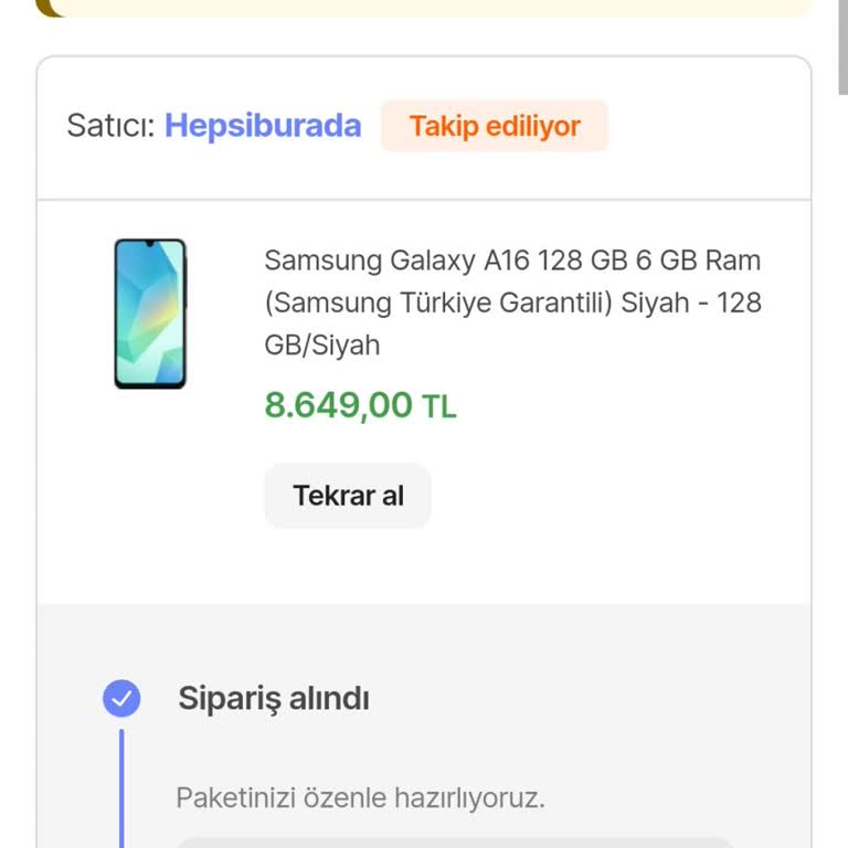 Hepsiburada'nın Stokta Olan Ürünü Göndermemesi