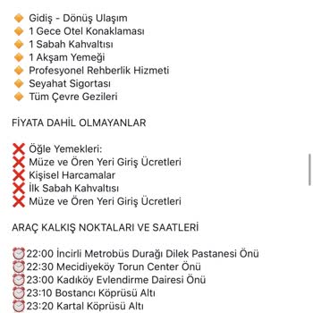 Alaçatı Turunda Beklenmedik Program Değişikliği