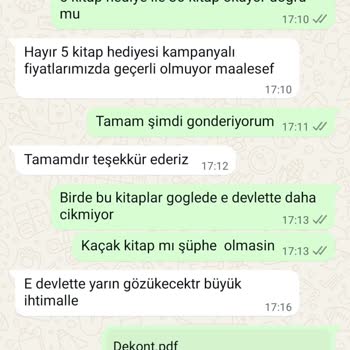 Kitaplarım Gönderilmedi Ve İletişim Kurulamıyor