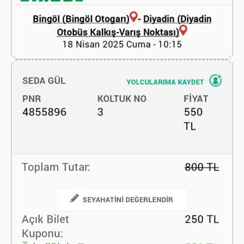 Has Bingöl Seyahat İle Yaşanan Güvenlik Sorunu