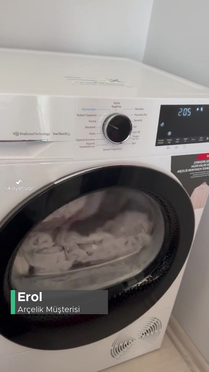 Arçelik Kurutma Makinesi Garip Sesler Çıkarıyor, Çok Ses Yapıyor videonun kapak resmi