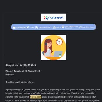 Sipariş Teslim Edilmedi Ve Bilgilendirme Yapılmadı