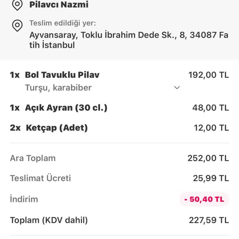 Yemek Siparişim Teslim Edilmedi, Sorun Çözülmüyor!