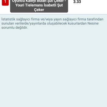 Bahis Kuponu Hatalı Sonuçlandırıldı