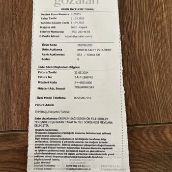 Dünya Markası Ayakkabı 1 Yılda Söküldü, Müşteri Hizmetleri İlgisiz