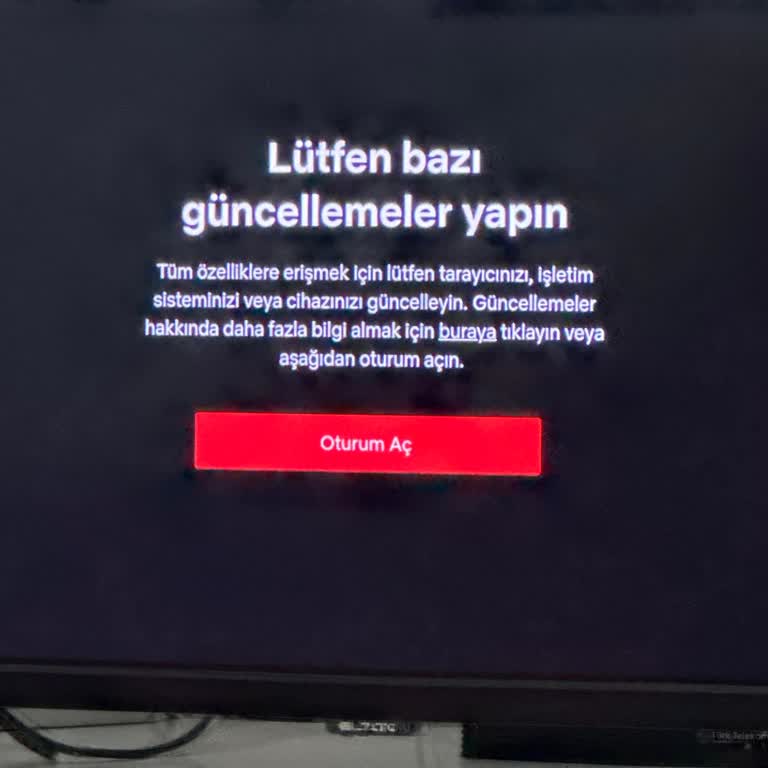 Yeni TV'de Netflix'e Erişim Sorunu